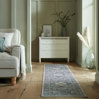 Zelena perivia staza od mješavine recikliranih vlakana 60x230 cm Windsor – Flair Rugs