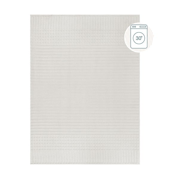 Bijeli perivi tepih od šenila 160x240 cm Elton – Flair Rugs