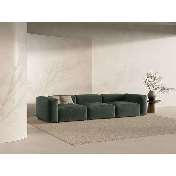 Zelena sofa 364 cm Bergamo – Cosmopolitan Design-image-1