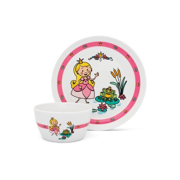 Dječji set posuđa 5 kom Princess – Zilverstad-image-2