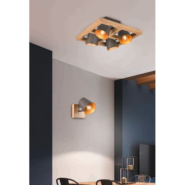 Tamno sivi/u prirodnoj boji reflektor Bell – Trio-image-1