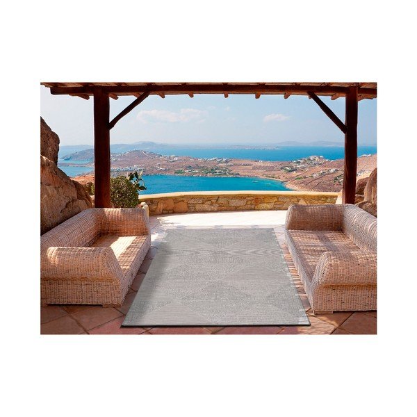 Sivi vanjski tepih Universal Macao Grey Wonder, 77 x 150 cm-image-2