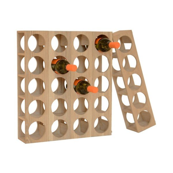 Stalak za 5 boca vina od hrastovog drveta Wireworks Wine-image-2