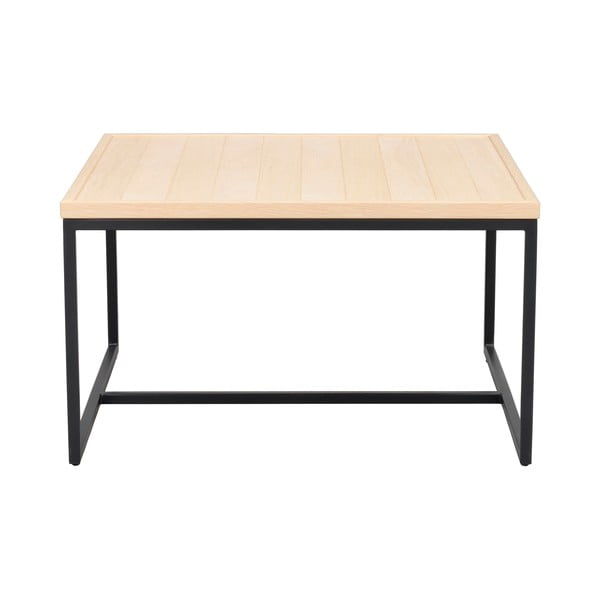 Stolić za kavu s hrastovom pločom stola u prirodnoj boji ø 70 cm Deerfield – Rowico