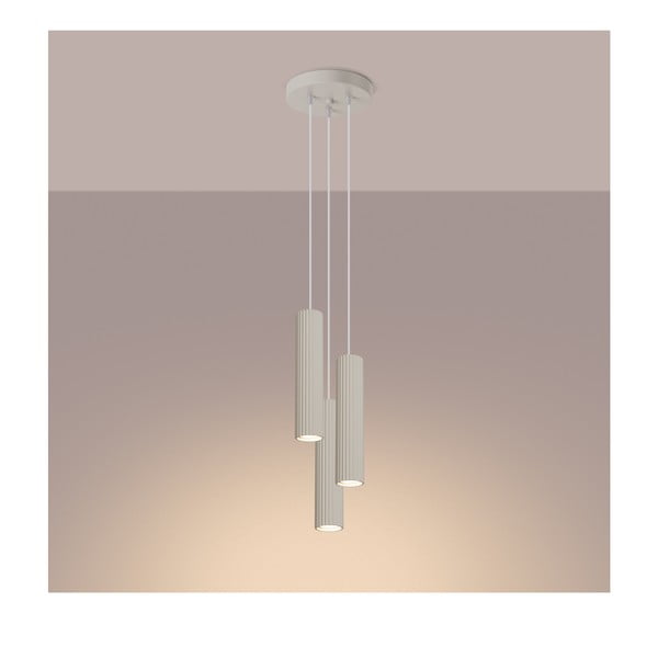 Krem viseća svjetiljka ø 19,5 cm Gleam – Sollux-image-4