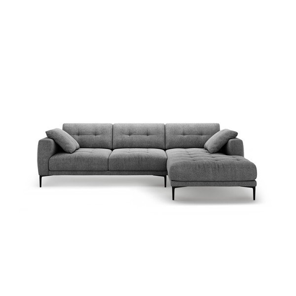 Siva kutna garnitura (s desnim kutom/s ležaljkom) Bemy – Micadoni 