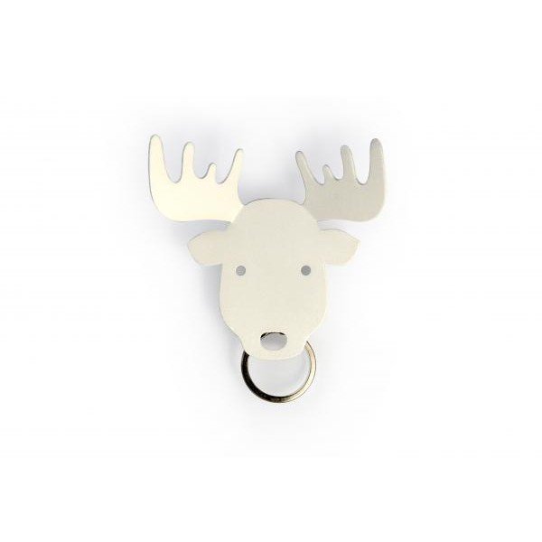 QUALY Moose privjesak za ključeve, bijeli-image-3