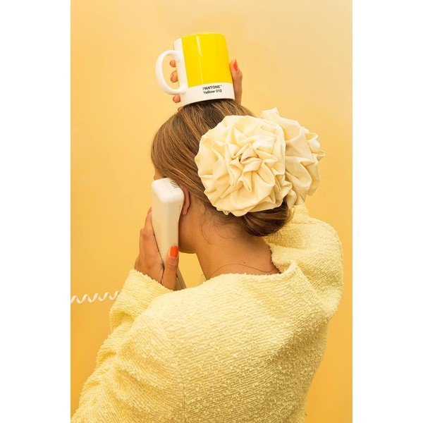 Žuta  porculanska šalica 375 ml Yellow 012 – Pantone-image-1