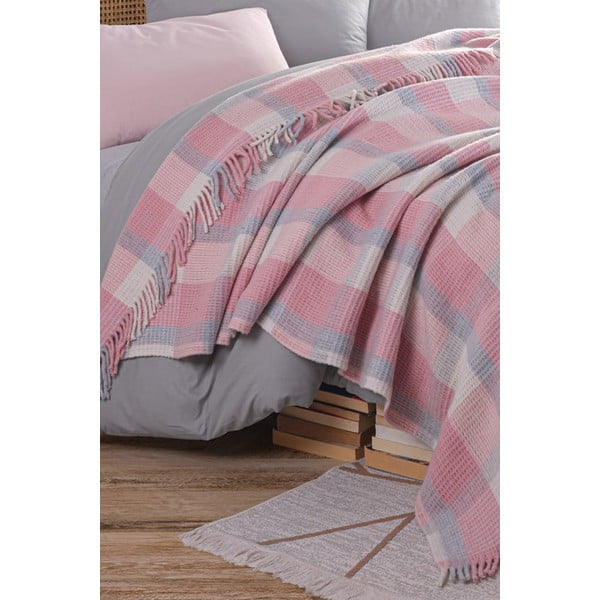 Ružičasti prekrivač 180x220 cm Warm Soft – Mijolnir-image-2