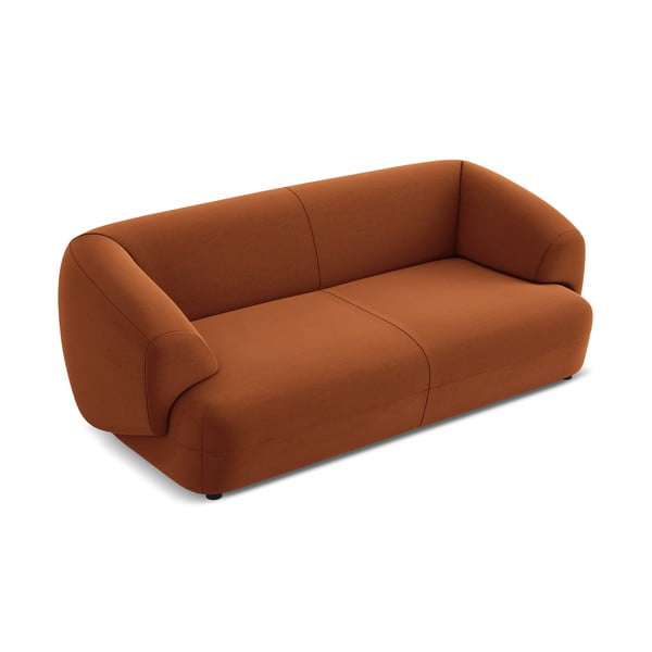 Narančasta baršunasti sofa 212 cm Moana – Makamii-image-2