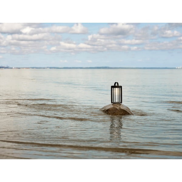 Crna LED lanterna s USB za eksterijer (visina 30 cm) Firefly – Zone-image-1