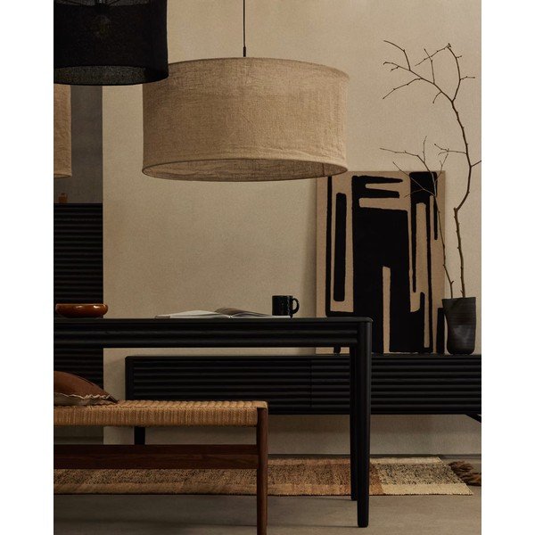 Bež sjenilo ø 80 cm Mariela – Kave Home-image-1