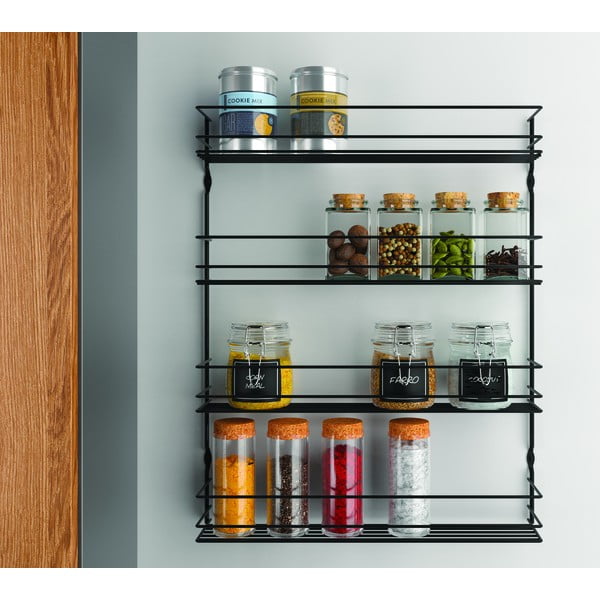 Zidni organizator začina od nehrđajućeg čelika – Metaltex-image-1