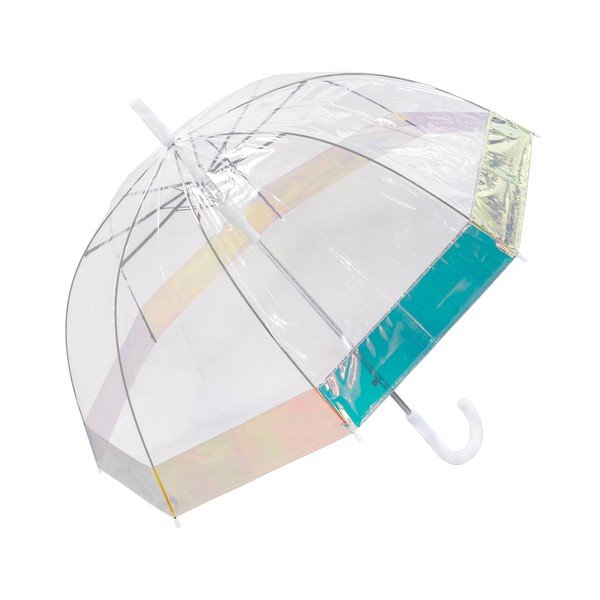 Ženski prozirni štap kišobran Ambiance Iridiscent, ⌀ 85 cm-image-3