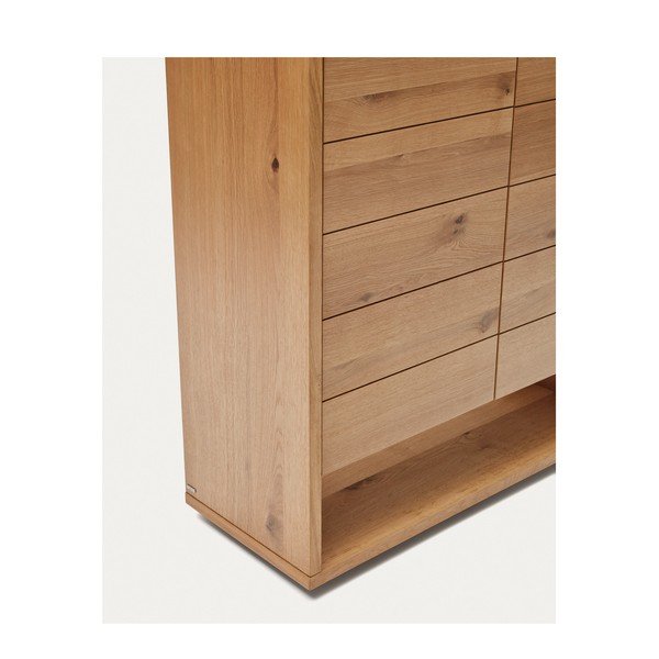 Ormarić u dekoru hrasta u prirodnoj boji 100x163,5 cm Alguema – Kave Home-image-3