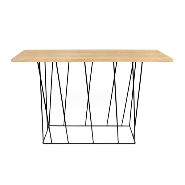 Konzolni stol s crnim nogama TemaHome Helix, 40 x 120 cm