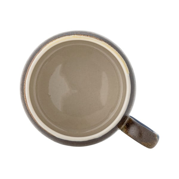 Plave/smeđe šalice u setu 4 kom od kamenine 400 ml Sheen – Bloomingville-image-3