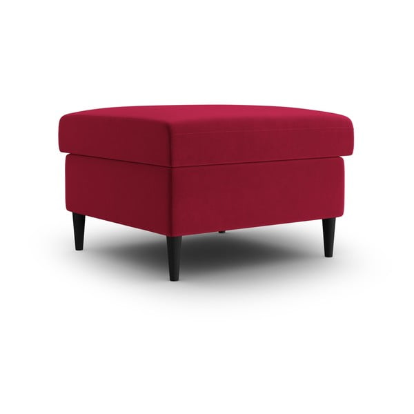 Crveni baršunast tabure Kyoto – Cosmopolitan Design-image-1