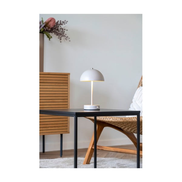 Krem LED stolna lampa (visina 25 cm) Holt – House Nordic-image-1