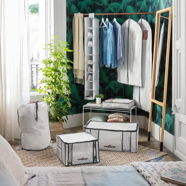 Vakuumska/ojačana tekstilna kutija za pohranu odjeće 65x45x26,5 cm Life – Compactor-image-1