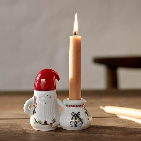 Keramički svijećnjak s božićnim motivom Hammershøi Christmas Father Elf – Kähler Design-image-3