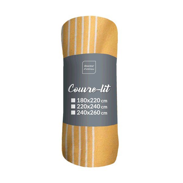 Žuti  prekrivač 240x260 cm Adele – douceur d'intérieur