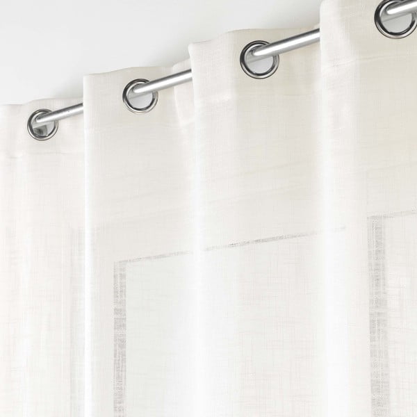 Krem prozirna zavjesa 140x280 cm Haltona – douceur d'intérieur-image-1