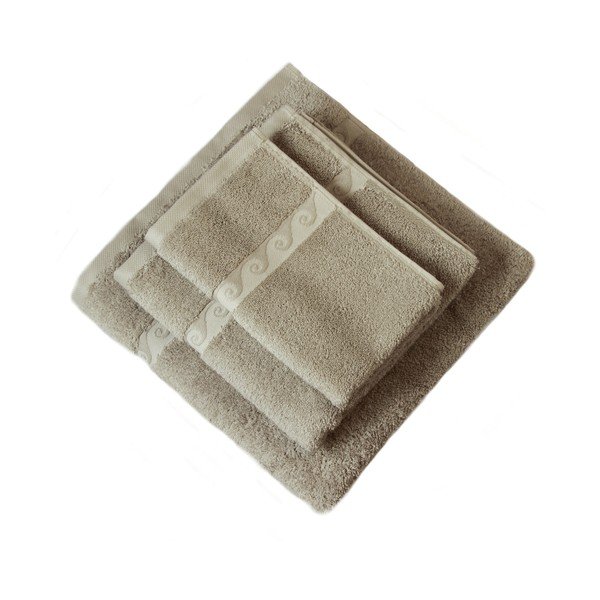 Wave ručnik 50x30, siva-image-1