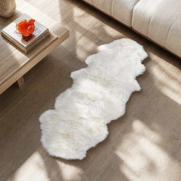 Bijela ovčja koža Native Natural Double, 60 x 240 cm-image-2