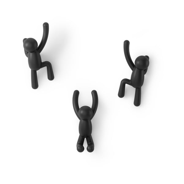 Zidne plastične kuke u setu od 3 kom Buddy - Umbra-image-4