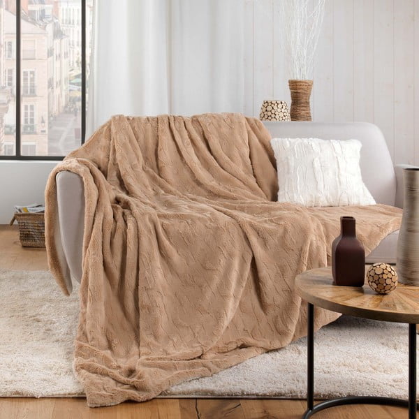 Ukrasni jastuk od umjetnog krzna 45x45 cm Foxy – douceur d'intérieur-image-1