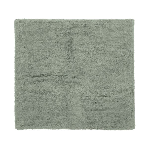 Zelena pamučna prostirka za kupaonicu Tiseco Home Studio Luca, 60 x 60 cm