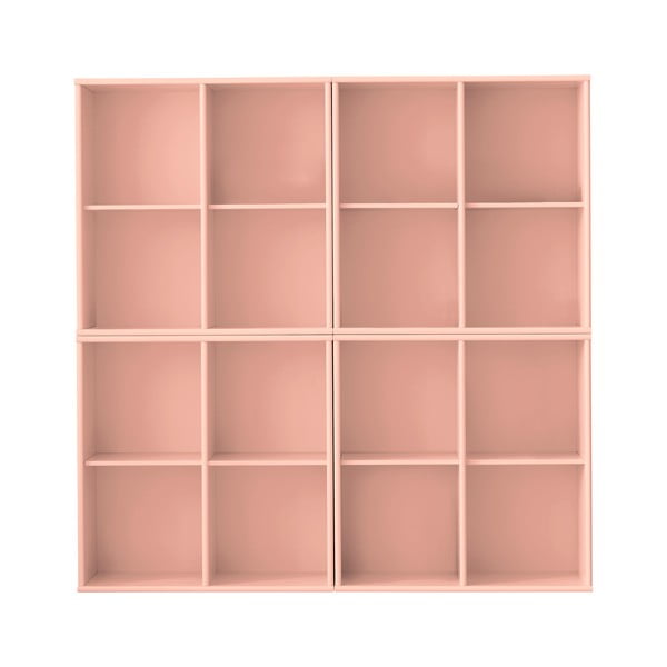 Ružičasta viseća biblioteka 140x140x27 cm Mistral – Hammel Furniture