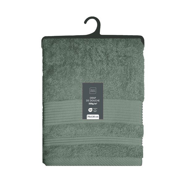 Kadulja zeleni pamučan ručnik od frotira 70x130 cm Tendresse – douceur d'intérieur-image-4