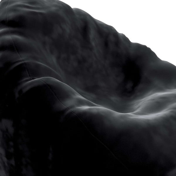 Crna vreća za sjedenje Posh Velvet - Yellow Tipi-image-1