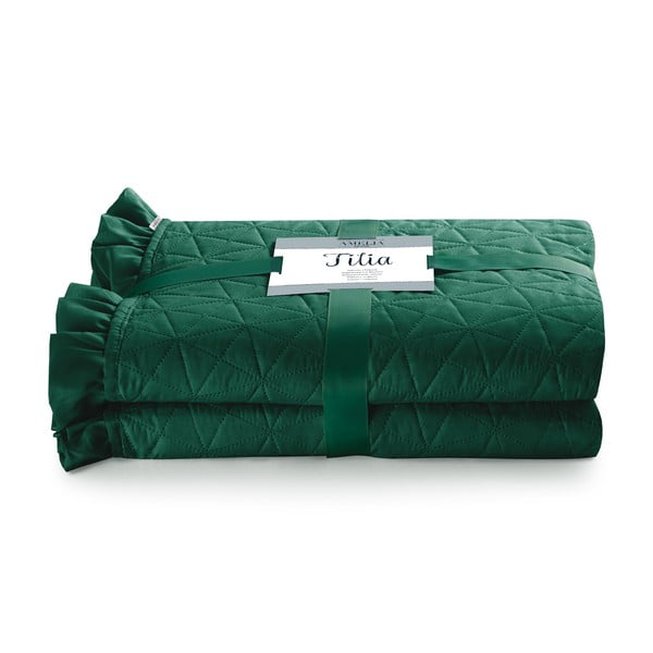 Zeleni prekrivač AmeliaHome tilia, 240 x 220 cm-image-2