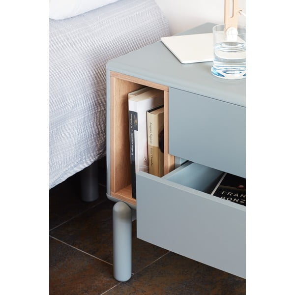 Plavi/sivi noćni ormarić Corvo – Teulat-image-3