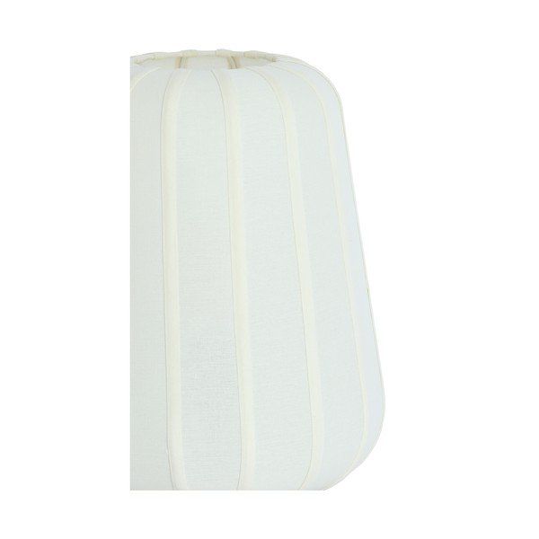 Bijela metalna stolna lampa s tekstilnim sjenilom (visina 29 cm) Bibia – Light & Living-image-3