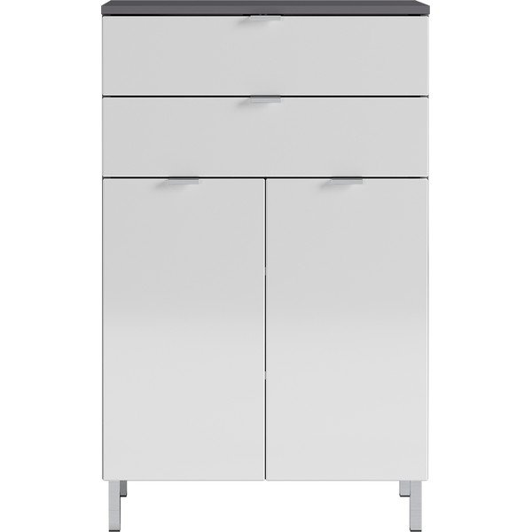 Bijelo-sivi ormarić Germania Mauresa, visina 97 cm-image-1