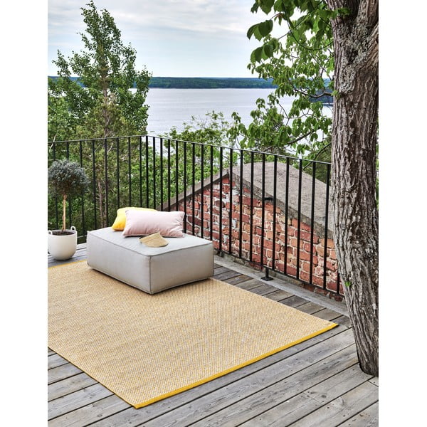 Senf žuti unutarnji i vanjski tepih 60x85 cm Effi Mustard – Pappelina-image-1