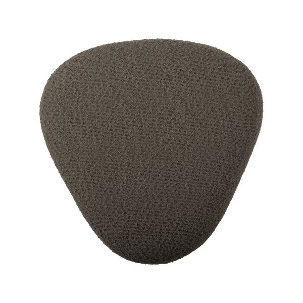 Sivi/smeđi tabure od bouclé tkanine Ada – Leitmotiv-image-3