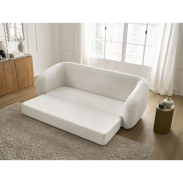 Bež sklopiva sofa od šenila 228 cm Neyo – Bobochic Paris-image-1
