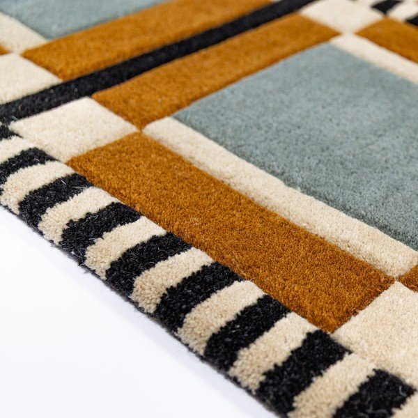 Ručno rađen vunen tepih 200x290 cm Quadro Wool – Flair Rugs-image-3