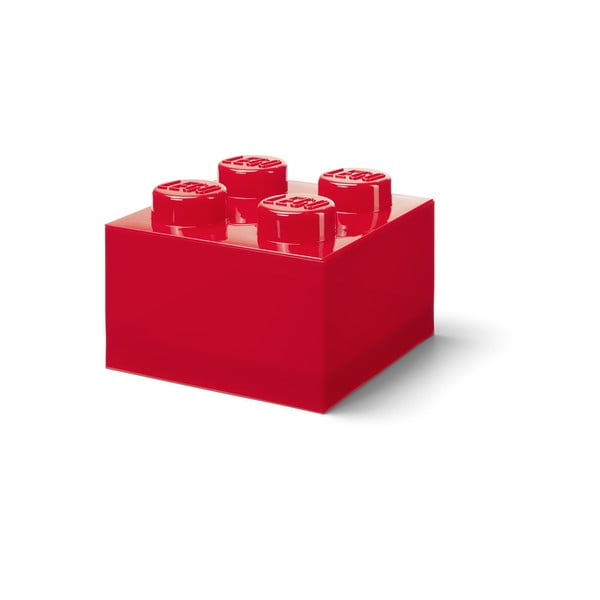 Crvena plastična dječja kutija za pohranu 25x25x18 cm – LEGO®-image-3