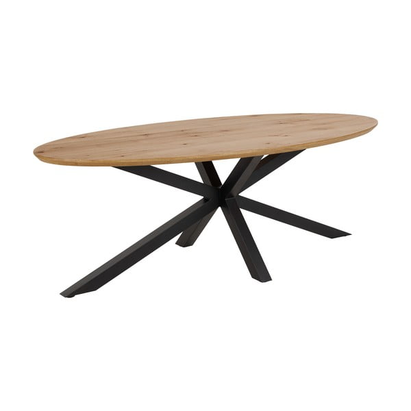 Blagovaonski stol s pločom stola u dekoru hrasta 100x220 cm Heaven – Actona-image-3