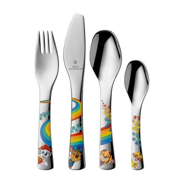 4-dijelni set dječjeg pribora za jelo od nehrđajućeg čelika WMF Paw Patrol