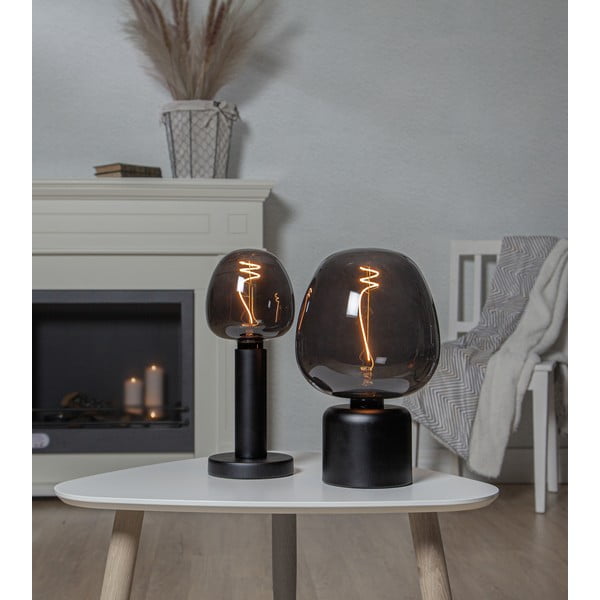 LED žarulja s toplim svjetlom E27, 2 W Black Apple – Star Trading-image-4