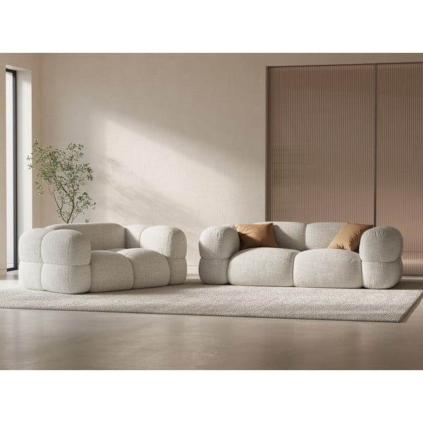 Bež sofa 210 cm Loretto – Cosmopolitan Design-image-1