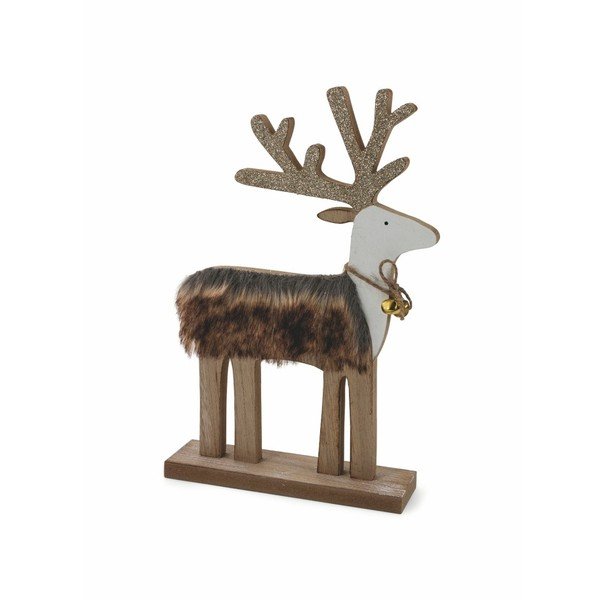 Drveni božićni ukrasni kipić Villa d'Este XMAS Renna Decorativa Grande