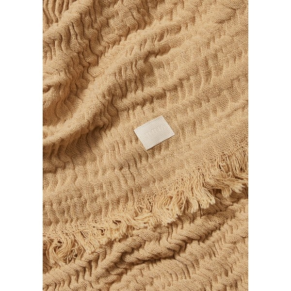 Bež prekrivač za bračni krevet 240x260 cm Reloved – JUNA-image-2